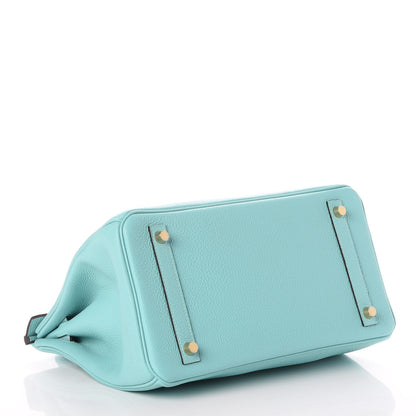 Hermes Togo Birkin 30 Bleu Atoll 4 of 33