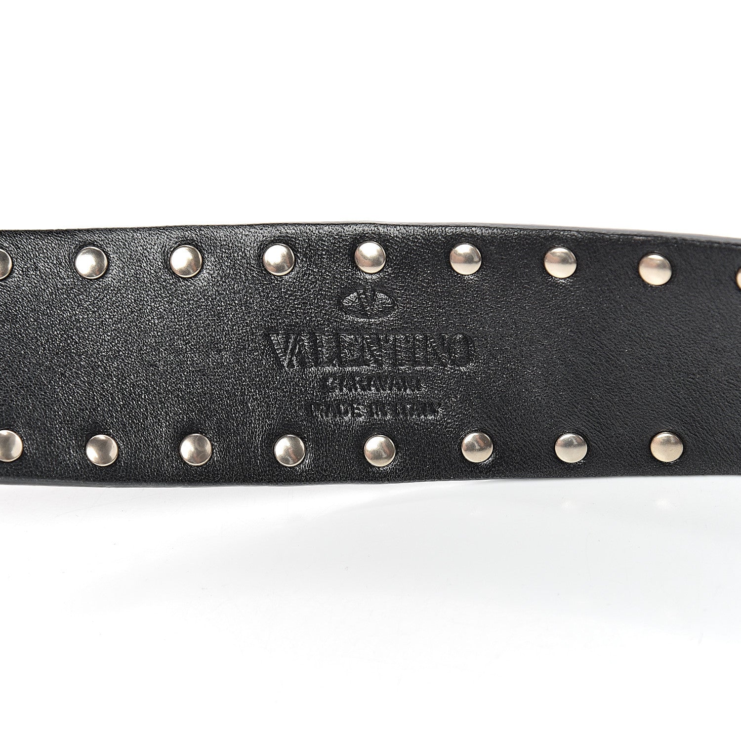 Valentino Garavani Lambskin Rockstud Spike Shoulder Strap Black 3 of 5