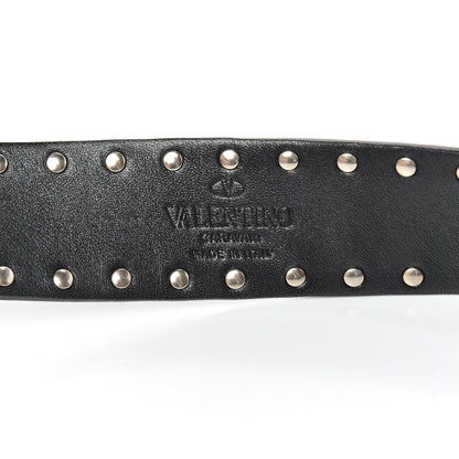 Valentino Garavani Lambskin Rockstud Spike Shoulder Strap Black 3 of 5