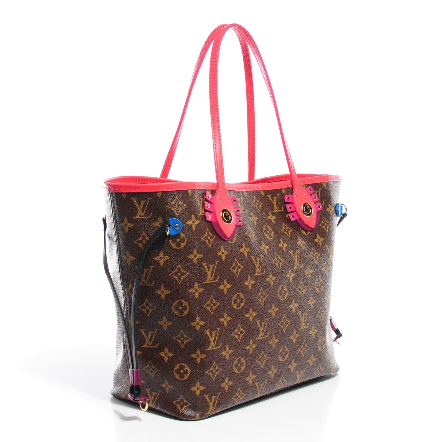 Louis Vuitton Monogram Totem Neo Neverfull MM Flamingo 3 of 7