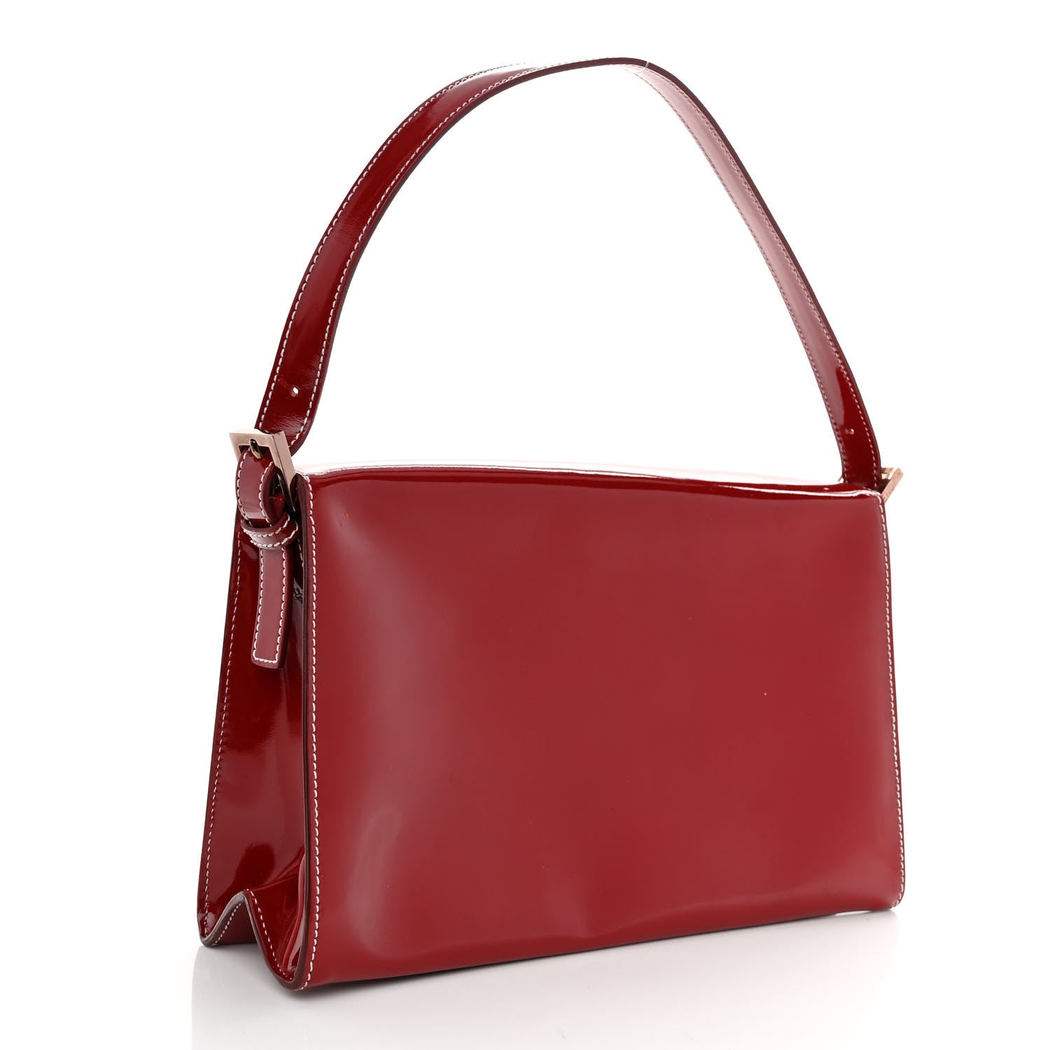 Fendi Patent Mama Baguette Red 3 of 9