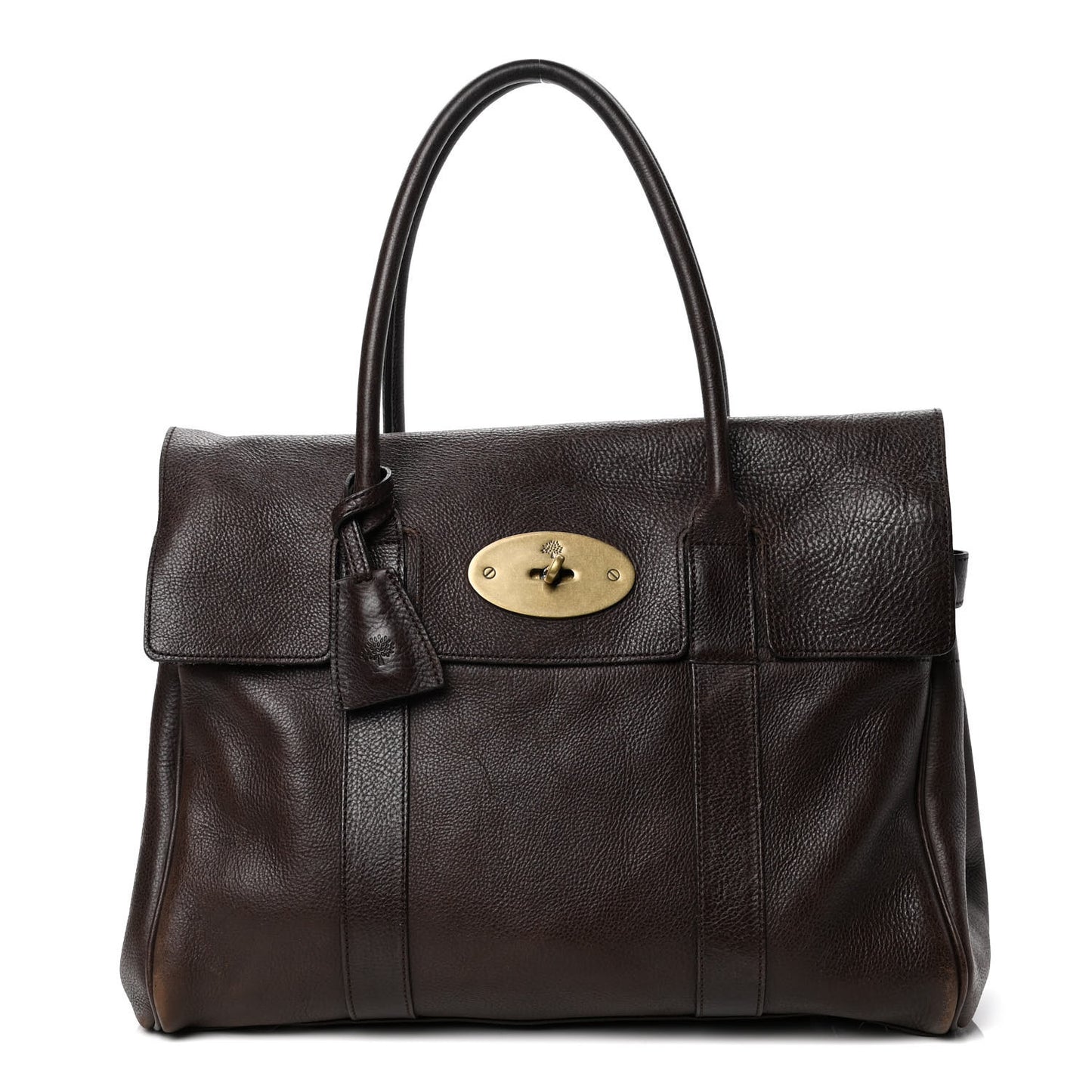 Classic Grain Calfskin Bayswater Chocolate