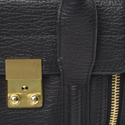 3.1 Phillip Lim 3.1 Textured Calfskin Mini Pashli Satchel Black 12 of 13