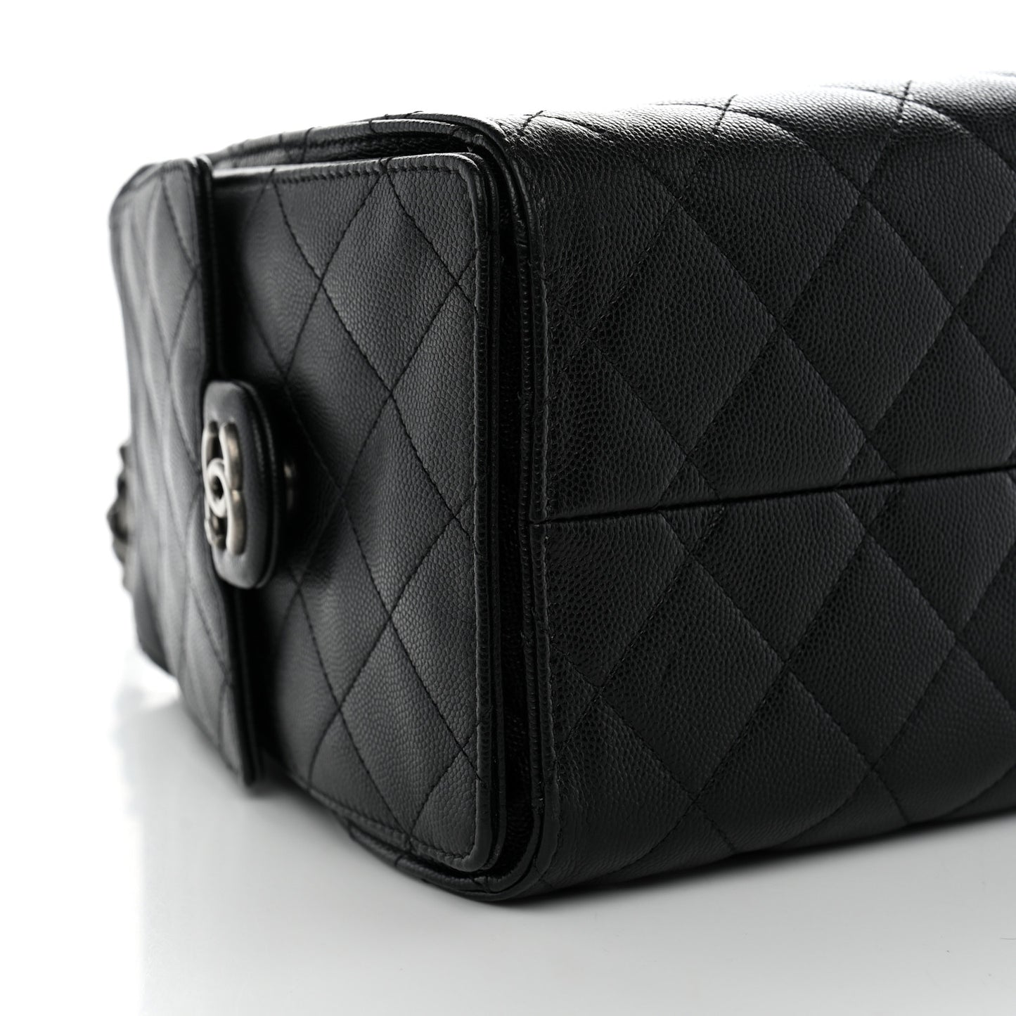 Caviar Quilted Small Chanel 25 Handbag Black