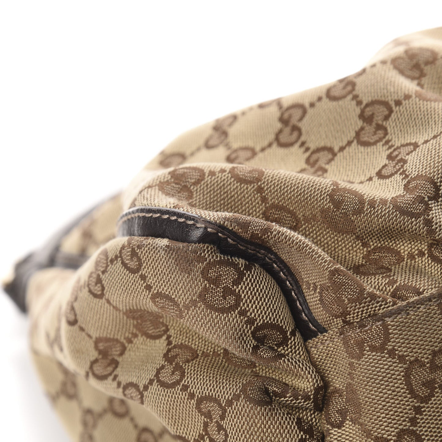 Monogram Large D Ring Hobo Dark Brown