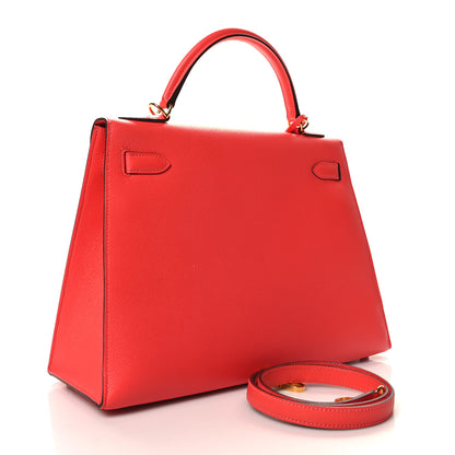 Hermes Epsom Kelly Sellier 32 Rose Jaipur 3 of 11