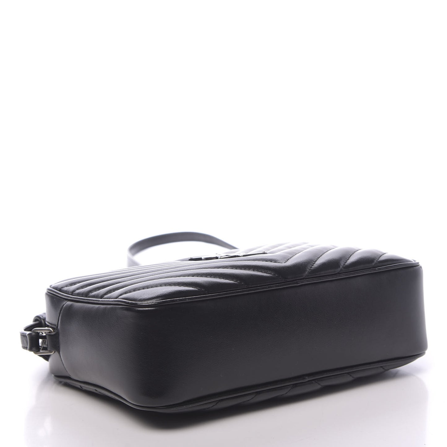 Calfskin Matelasse Monogram Lou Camera Bag Black