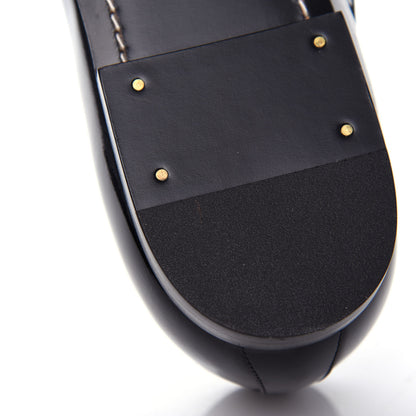 Chanel Patent CC Mocassin Loafers 40.5 Black 11 of 13