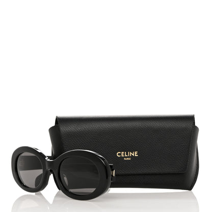 Celine Acetate Triomphe 01 Sunglasses CL 40194U Black 8 of 8