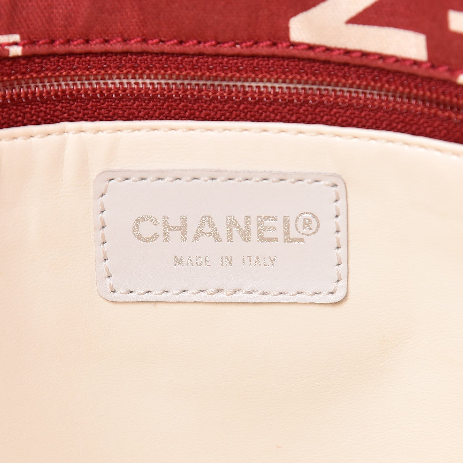 Chanel Canvas 31 Rue Cambon Beach Tote Red 6 of 17