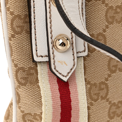 Gucci Monogram Web Jolicoeur Charms Messenger White 11 of 11