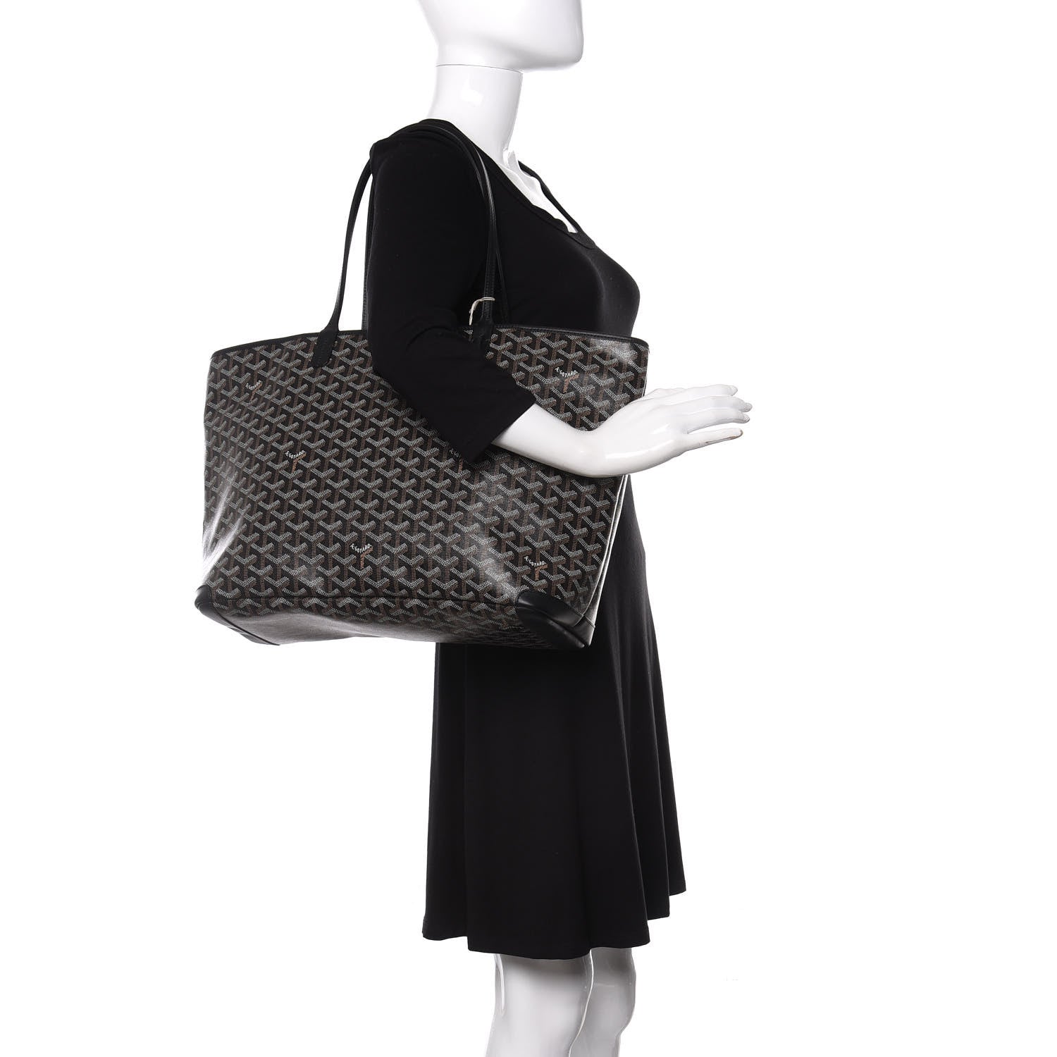 Goyard Goyardine Artois MM Black 2 of 9