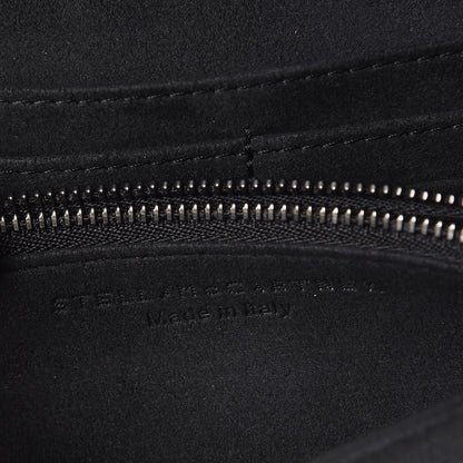 Stella McCartney Denim Star Print Falabella Continental Flap Wallet Black 6 of 8