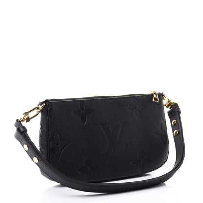 Louis Vuitton Empreinte Monogram Giant Multi Pochette Accessories Large Pochette Black 2 of 4