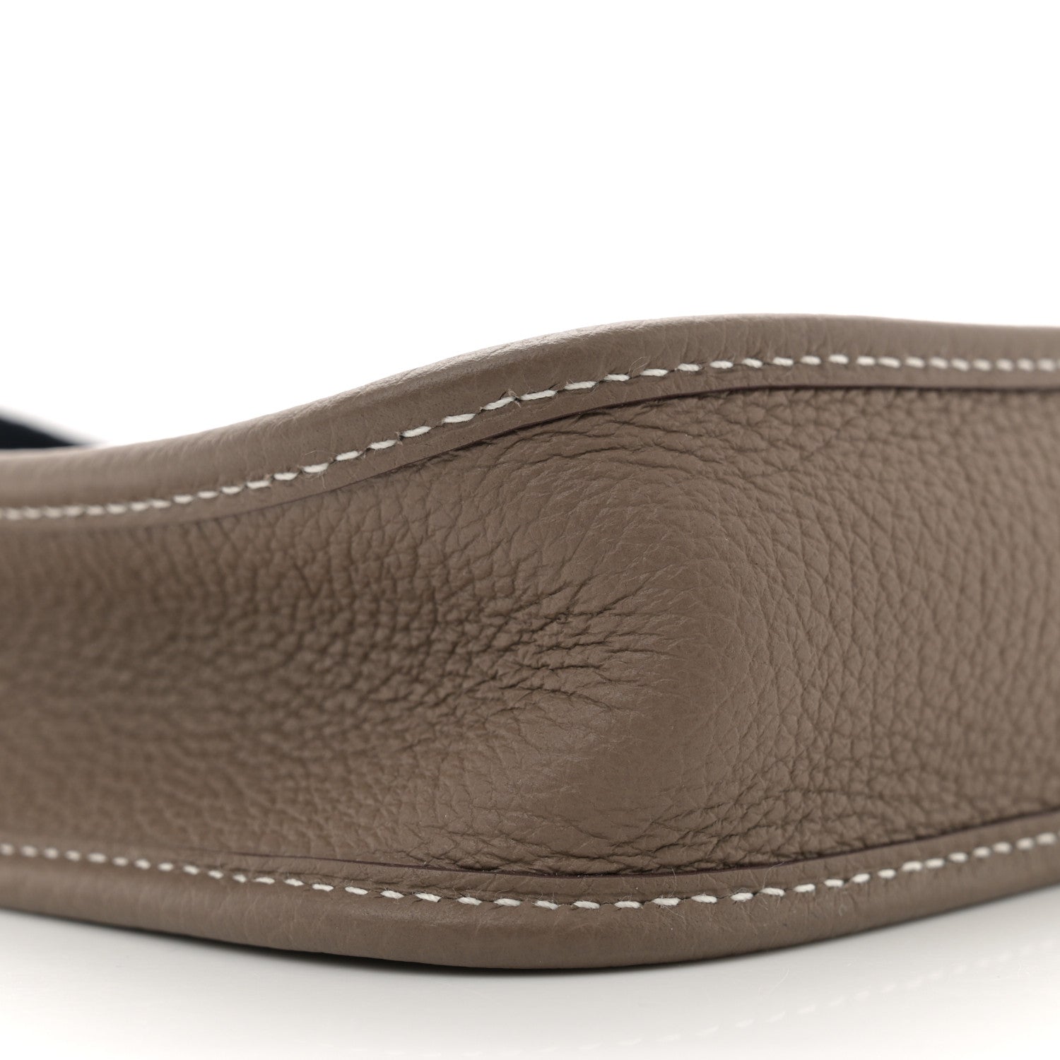 Hermes Taurillon Clemence Amazone Evelyne TPM Etoupe Bleu Indigo 9 of 11