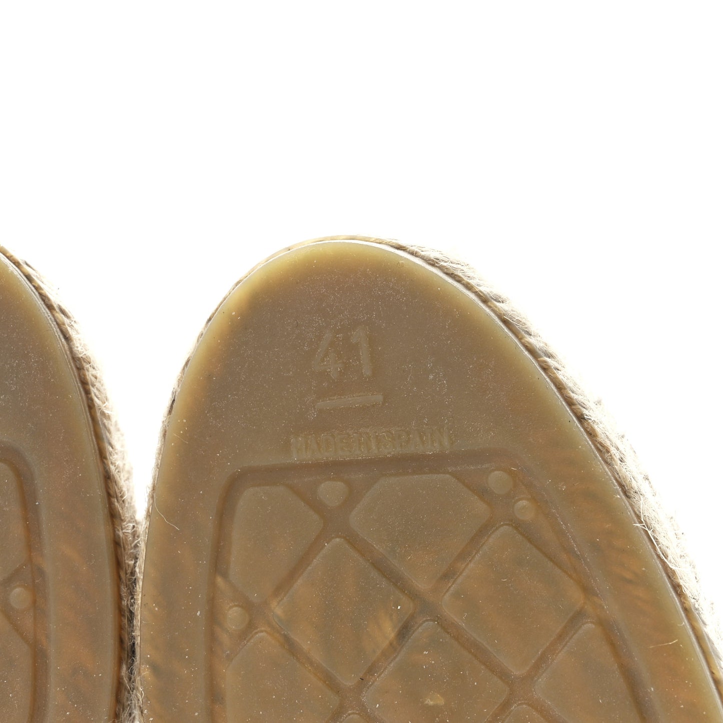 Calfskin CC Espadrille Mules 41 Black