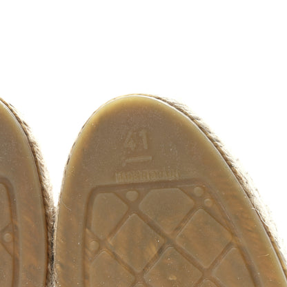 Chanel Calfskin CC Espadrille Mules 41 Black 7 of 9