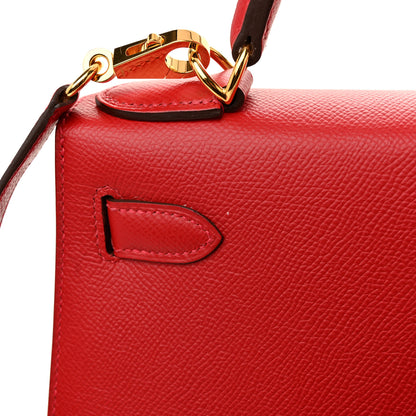 Hermes Epsom Kelly Sellier 28 Rouge Casaque 12 of 15