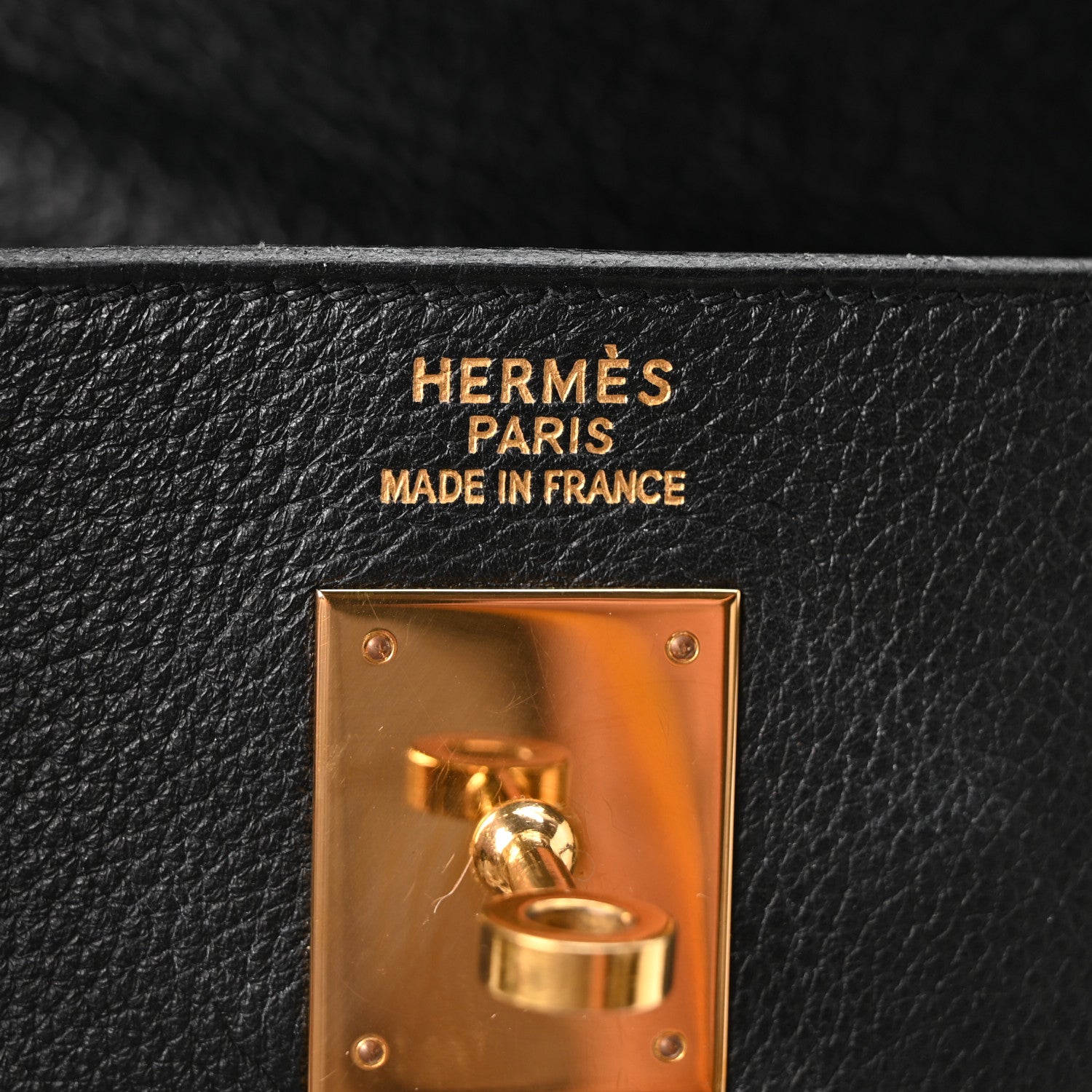 Hermes Evergrain Kelly Retourne 35 Black 6 of 10
