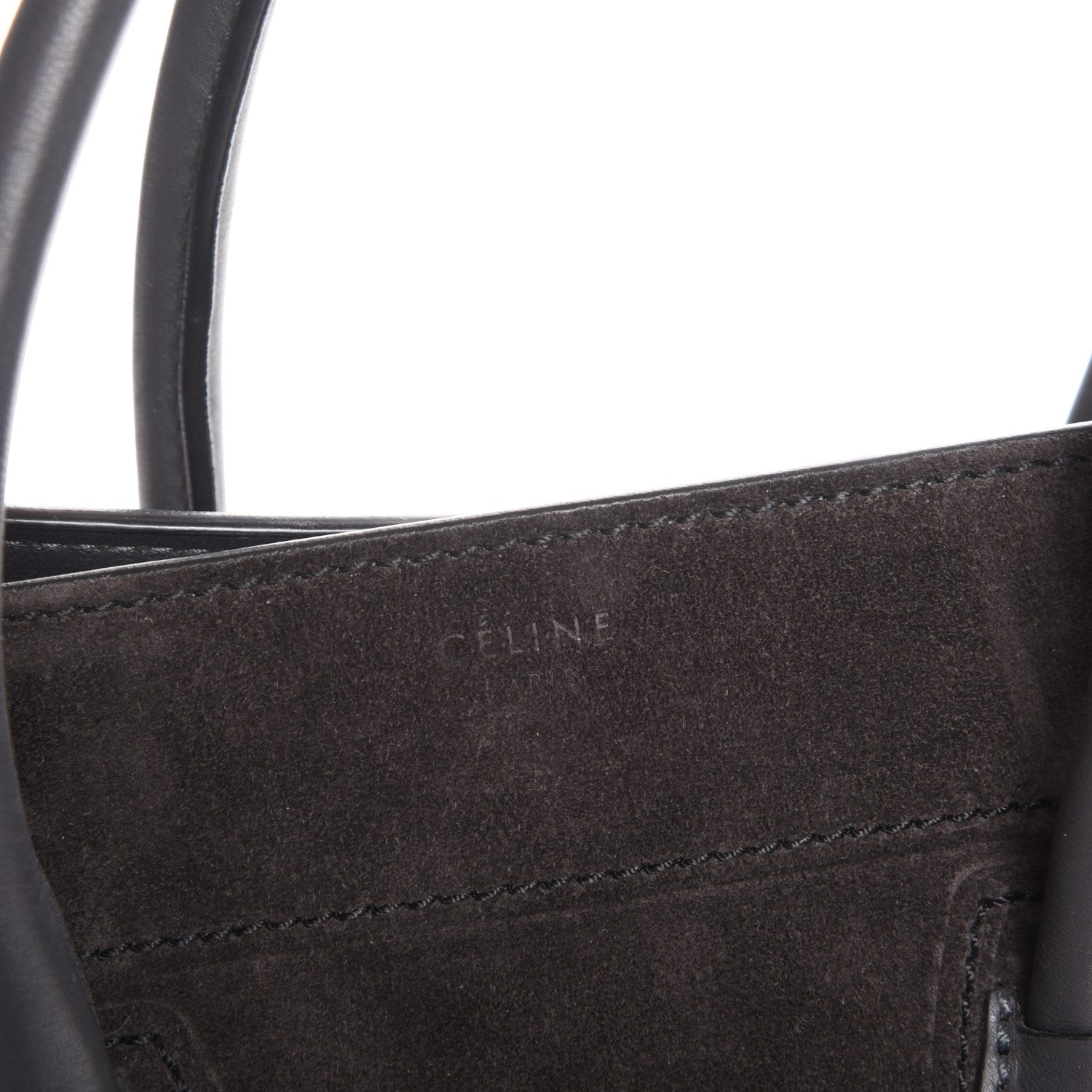 Celine Suede Medium Phantom Luggage Anthracite 7 of 9