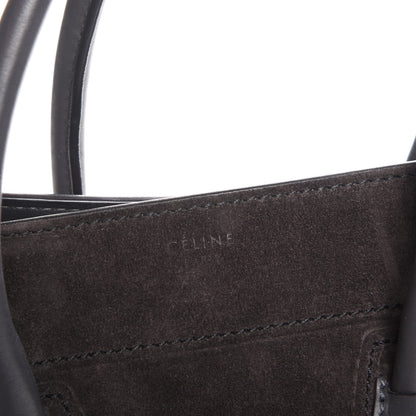 Celine Suede Medium Phantom Luggage Anthracite 7 of 9