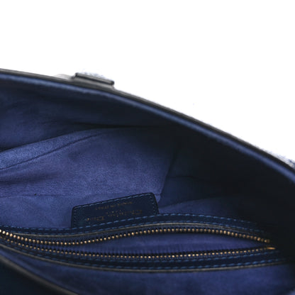 Christian Dior Grained Calfskin Saddle Bag Navy 5 of 10