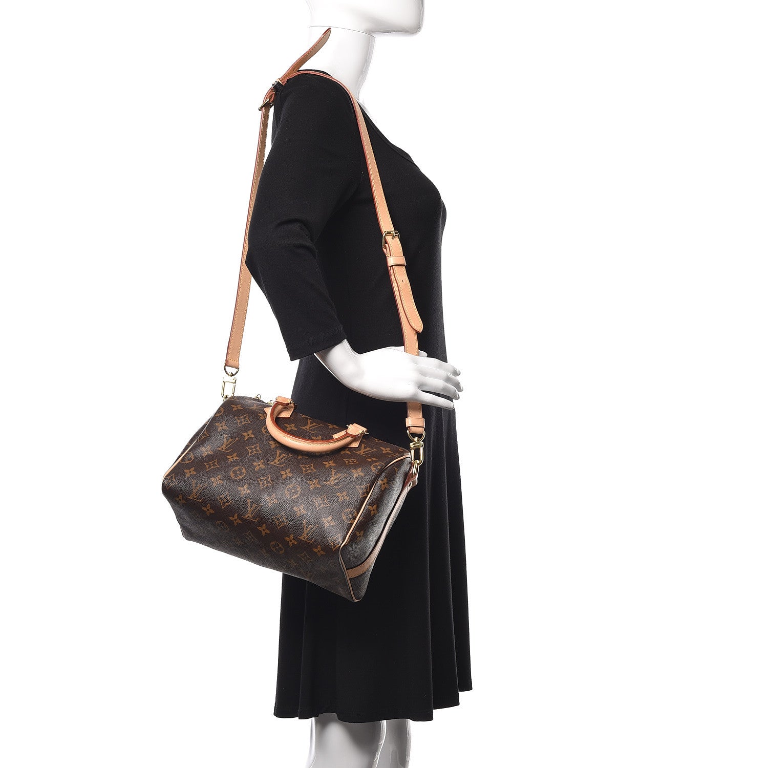 Louis Vuitton Monogram Speedy Bandouliere 25 3 of 10