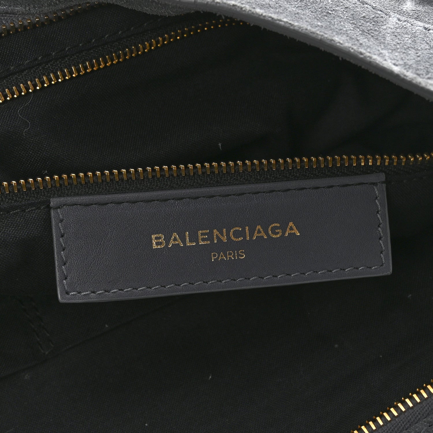 Balenciaga Suede Gold Metallic Edge Hardware City Gris Plomb 7 of 15