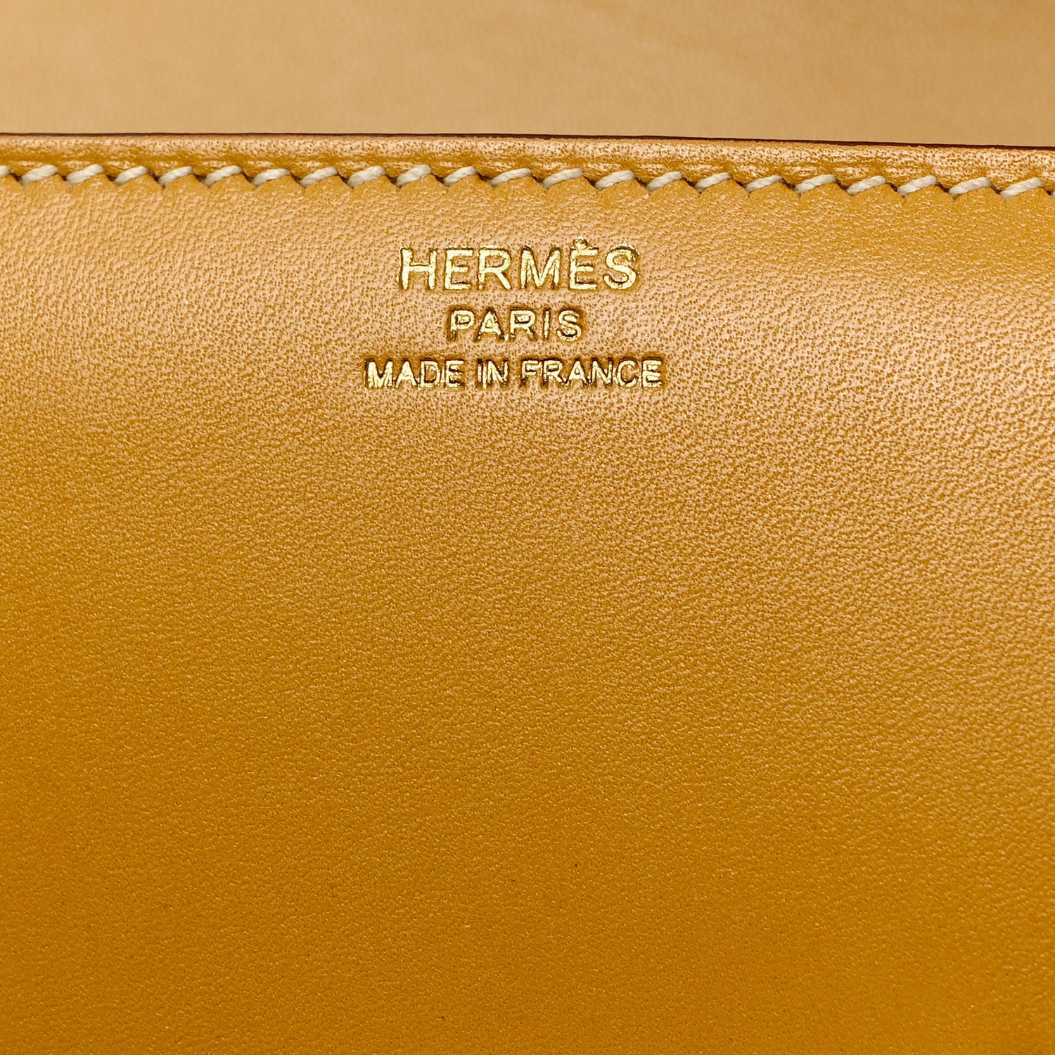 Hermes Veau Tadelakt Egee Clutch Soleil 6 of 9