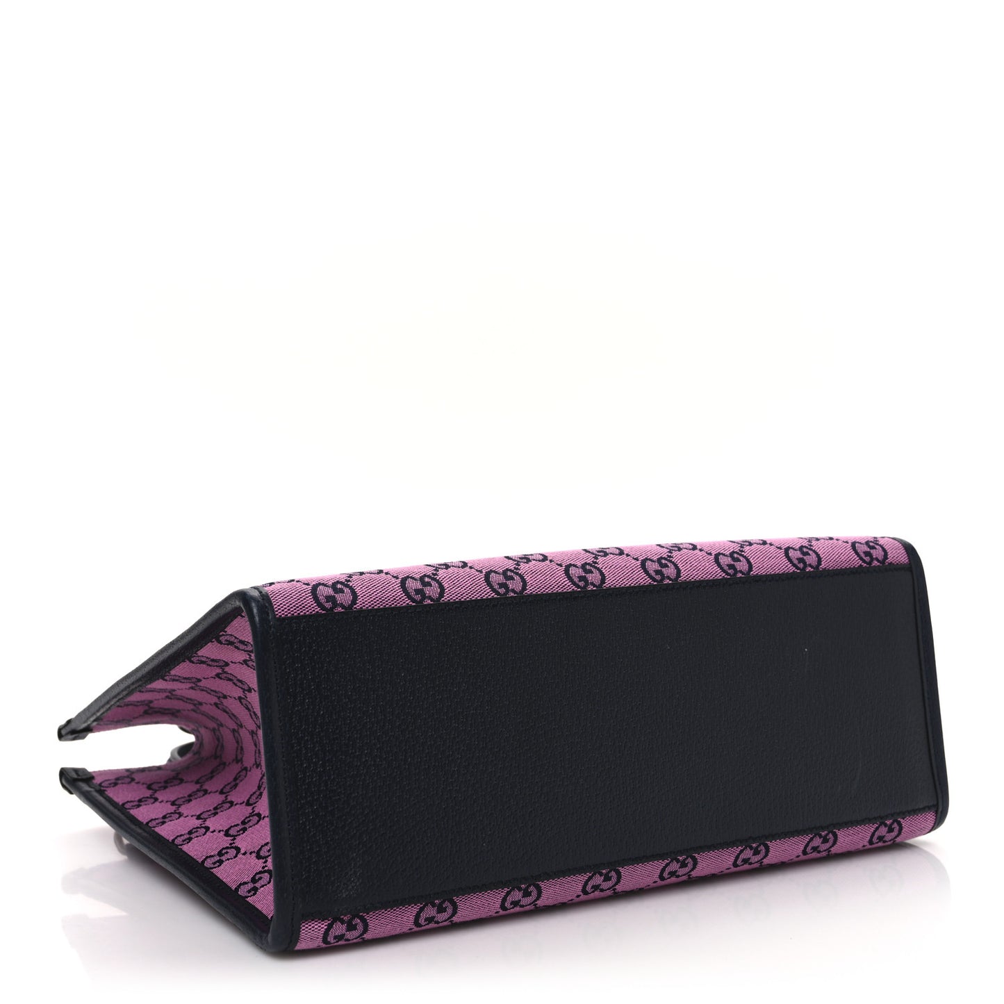 Monogram Multicolor Textured Dollar Calfskin Small Retro Interlocking G Tote Bag Pink Blue