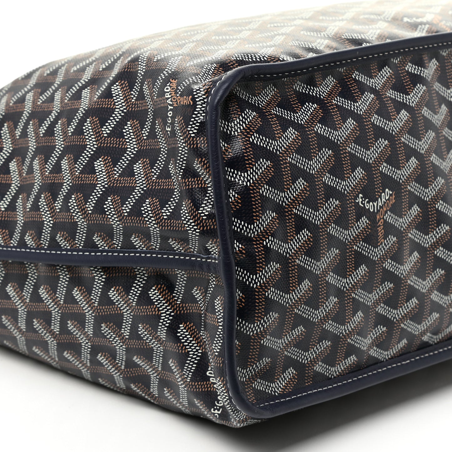Goyardine Reversible Anjou PM Navy