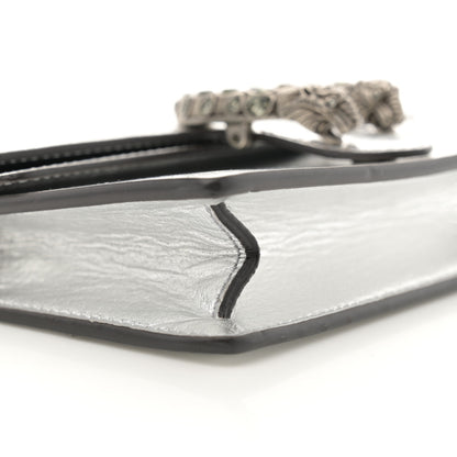 Gucci Metallic Calfskin Super Mini Dionysus Shoulder Bag Silver 8 of 10