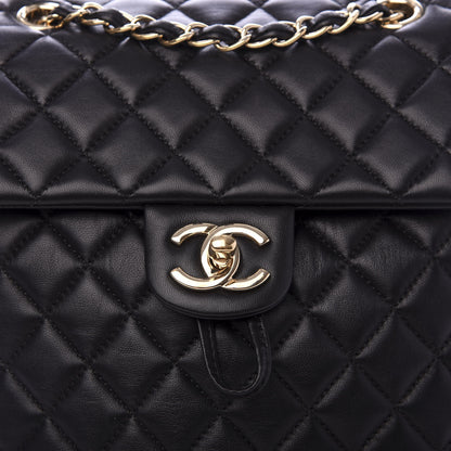 Chanel Lambskin Quilted Small Urban Spirit Backpack Black 9 of 9