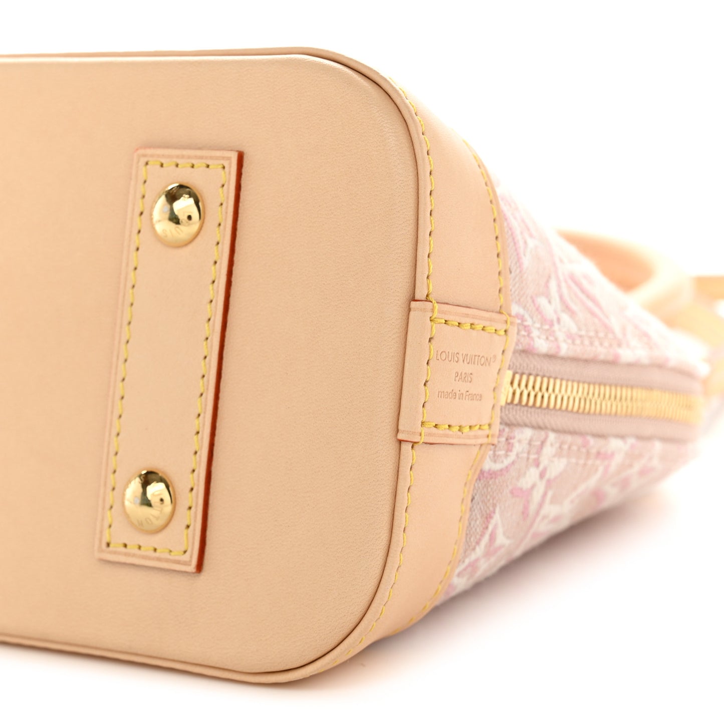 Monogram Embleme Jacquard Alma BB Rose Ruban