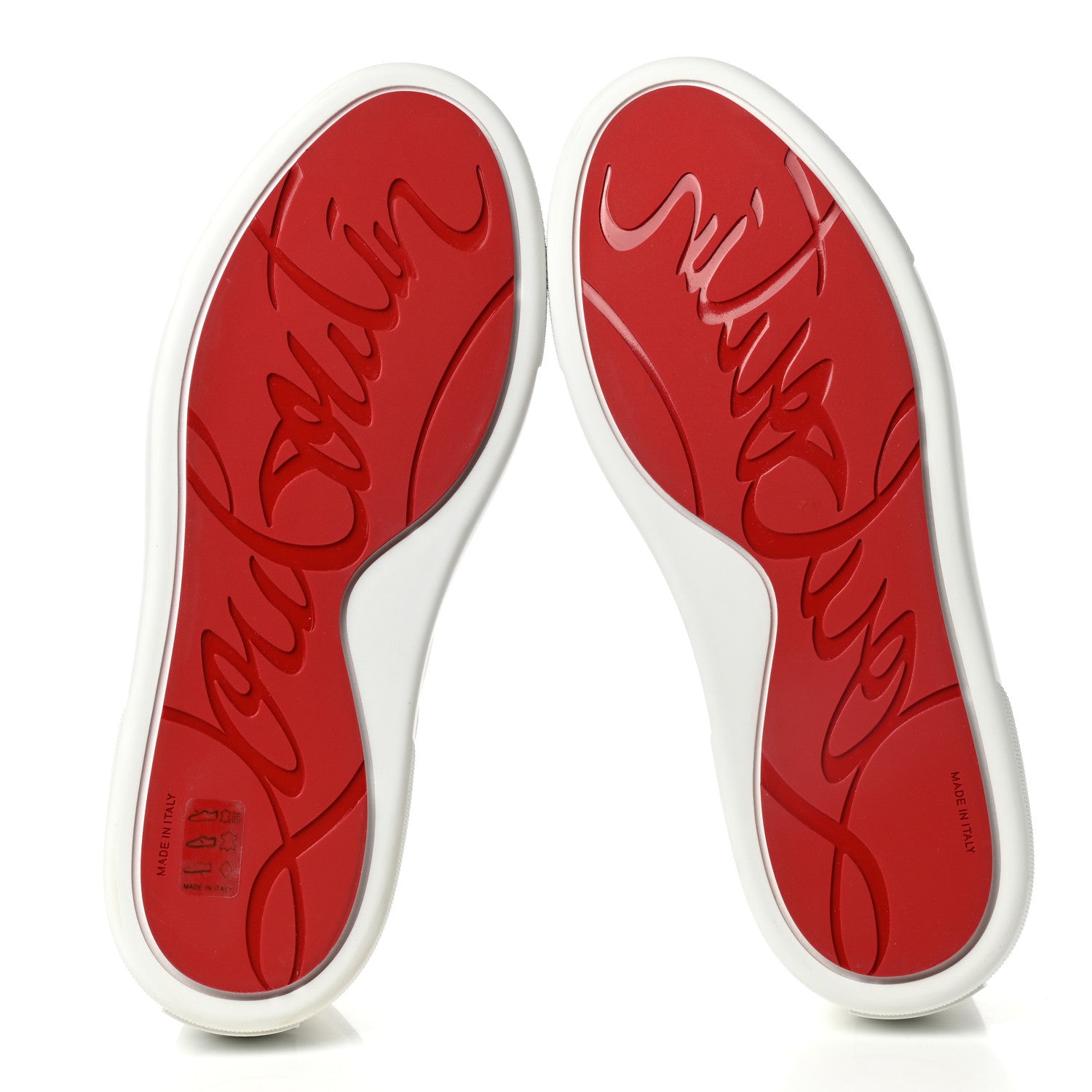 Christian Louboutin Canvas Simplerui Flat Sneakers 39 White 5 of 7