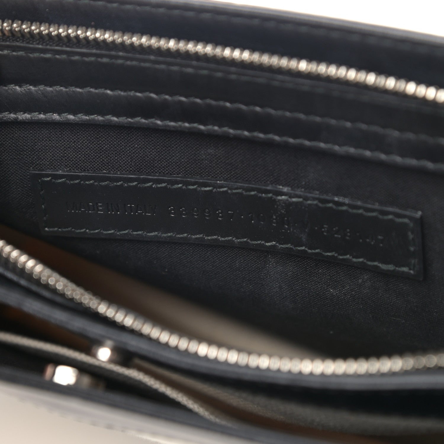 Balenciaga Cotton Canvas Pochette Crossbody Bag Black 6 of 10