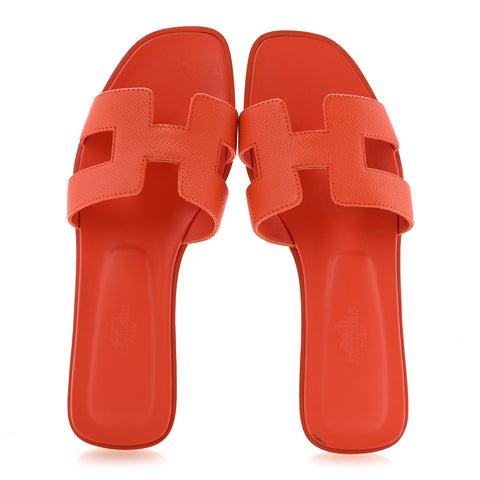 Epsom Oran Sandals 36 Orange Poppy