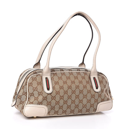Gucci Monogram Small Princy Satchel Off White 3 of 16