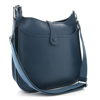 Hermes Epsom Evelyne III GM Cobalt 3 of 12