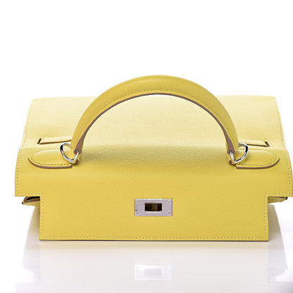 Hermes Epsom Kelly Sellier 28 Lime 9 of 37