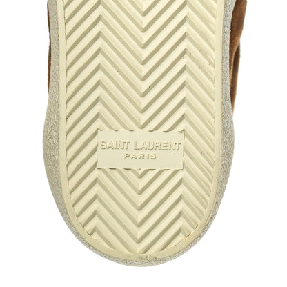Saint Laurent Suede Mens Soho Court Classic Sneakers 39 Brown 6 of 11