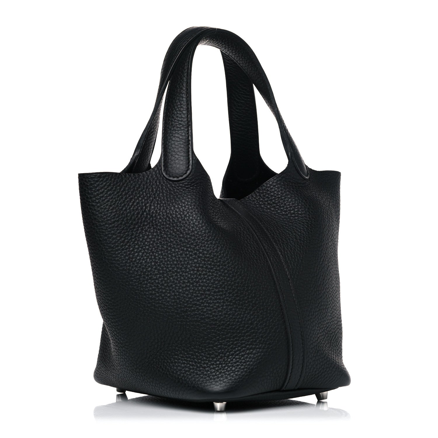 Hermes Taurillon Clemence Picotin Lock 18 PM Black 3 of 7