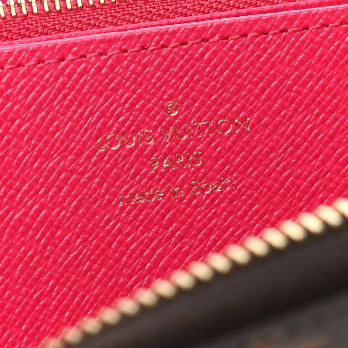 Monogram Bay Zippy Wallet Rose Ballerine Poppy