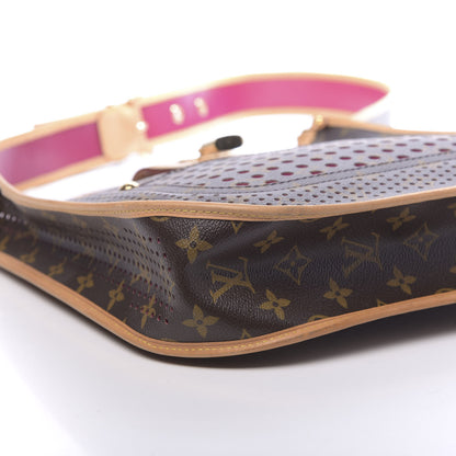 Louis Vuitton Monogram Perforated Musette Fuchsia 8 of 9