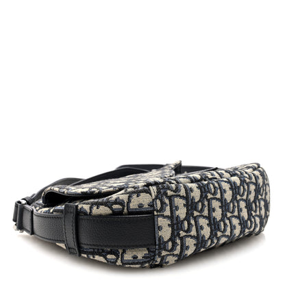 Christian Dior Oblique Mini Soft Saddle Bag Beige Black 4 of 8