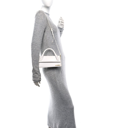Jacquemus Smooth Calfskin Le Chiquito Long White 2 of 11