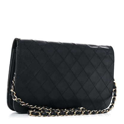 Chanel Lambskin Quilted Wallet On Chain WOC Black 3 of 28