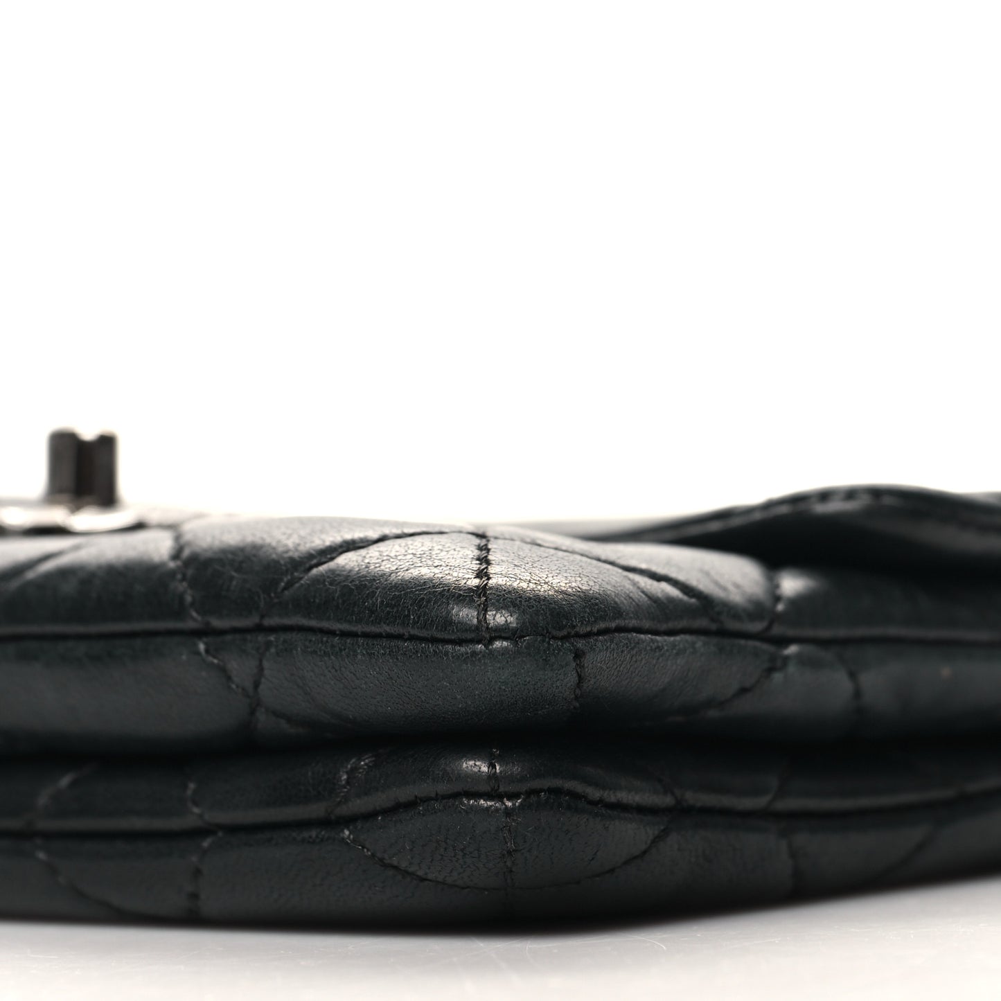 Lambskin Quilted Mini Mineral Nights Flap Crossbody Bag Black
