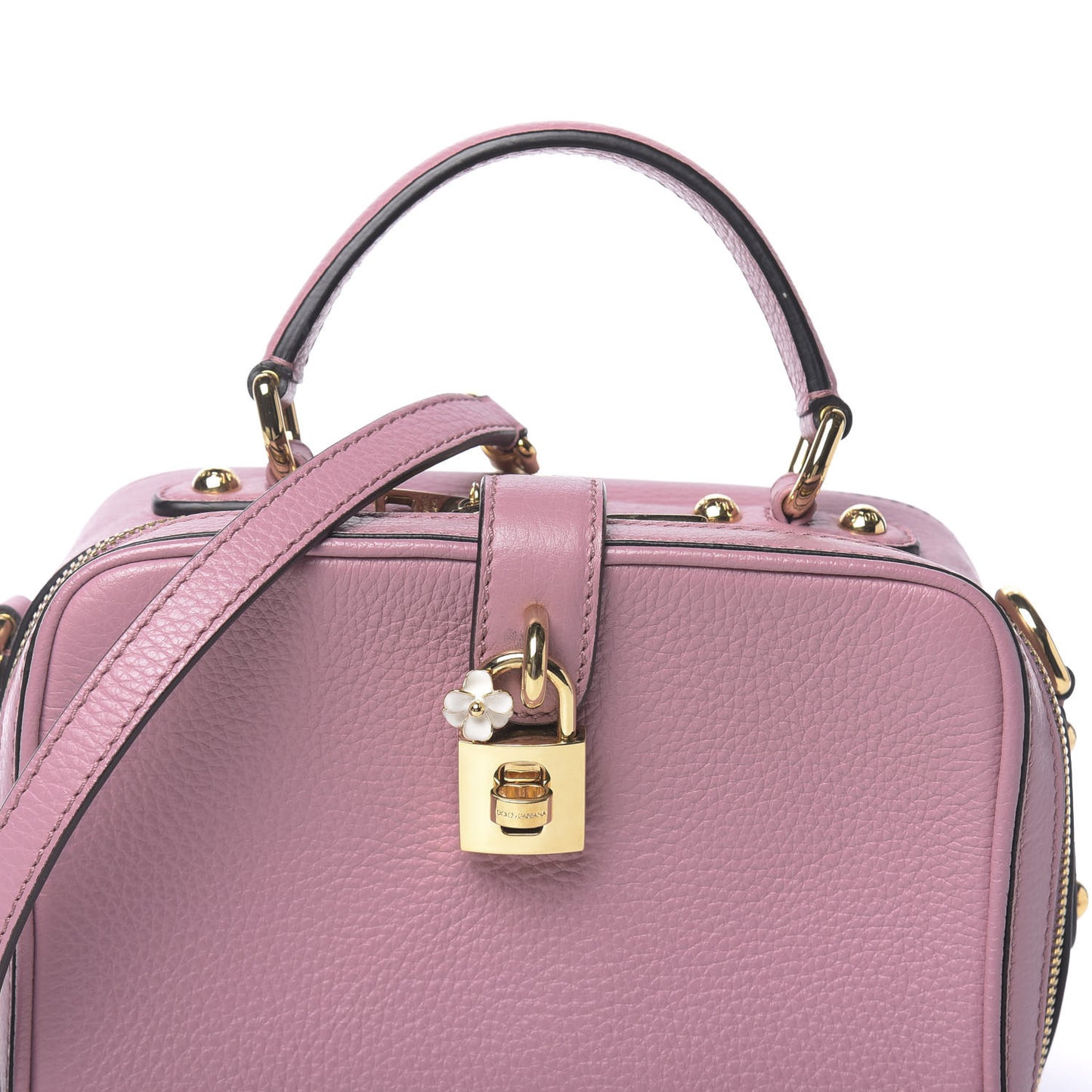 Calfskin Miss Bonita Box Bag Pink