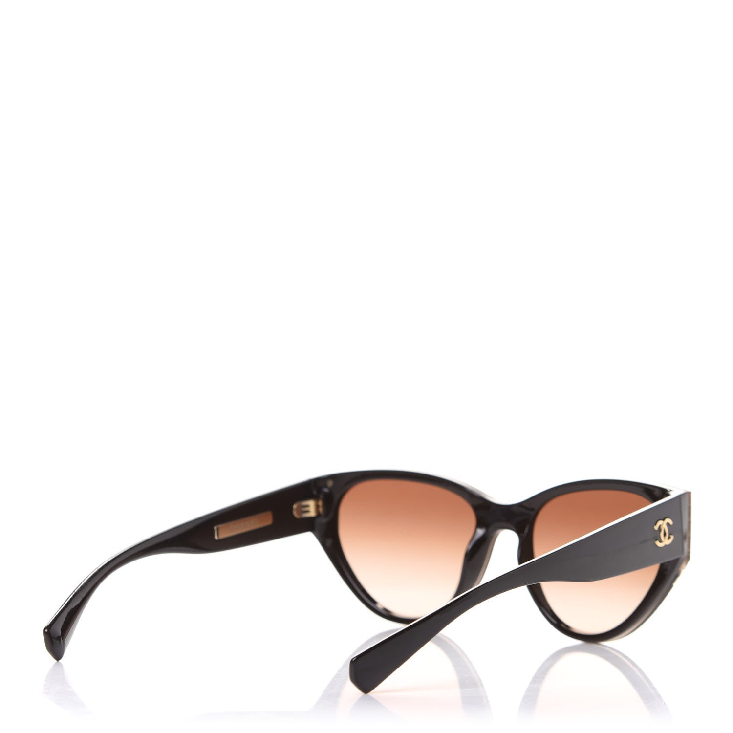 Chanel CC Cat Eye Sunglasses 6054 Brown 3 of 9